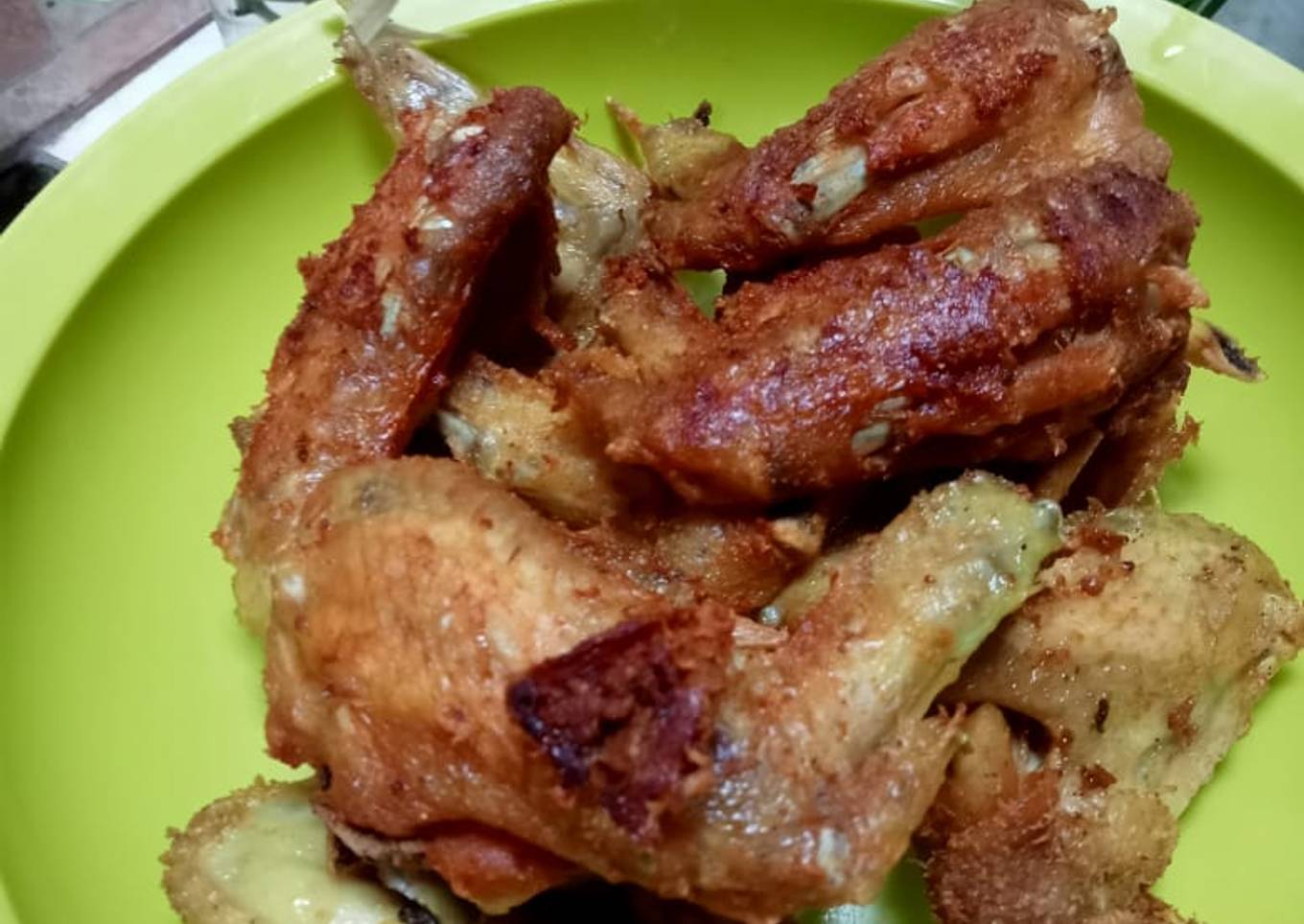 Sayap ayam goreng praktis