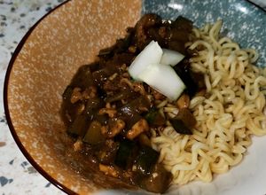 Foto resep 🟨Jjangmyeon / Mie Saus Kacang Hitam Korea🟥