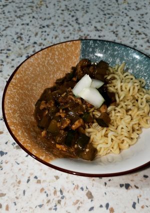 Foto resep 🟨Jjangmyeon / Mie Saus Kacang Hitam Korea🟥
