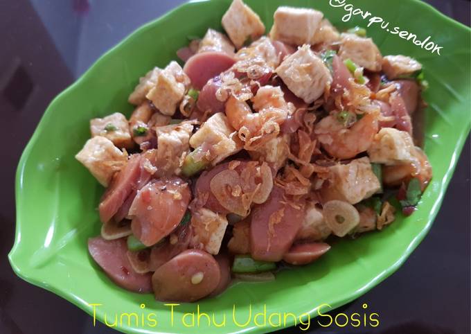 Resep Tumis Tahu Udang Sosis Oleh Moumow Kitchen By Nitaa Yunita Cookpad