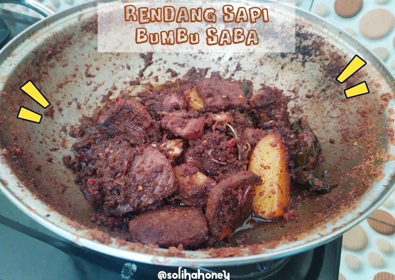 Rendang Sapi Bumbu Saba