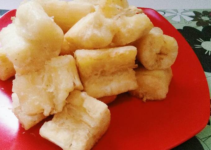 Bagaimana Membuat Singkong Keju Mentega Merekah, Lezat Sekali