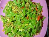 Tumis pare telur "anti pahit"