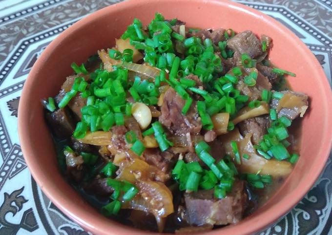 Daging Sapi +Jamur Kecap