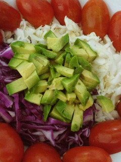 Una foto de Ensalada multicolor
