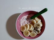 Une photo de banane yaourt