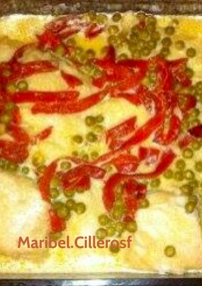 Una foto de Cazuela de merluza en salsa