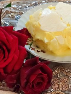 عکسی از دستور بستنی سنتی زعفرانی خانگی