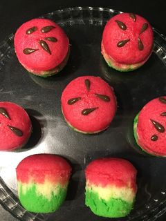 عکسی از دستور کیک فنجونی هندونه ای 🍉