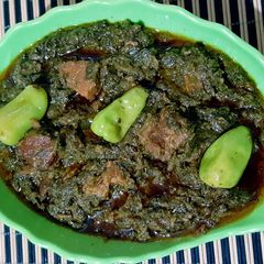 A picture of Shalgam Palak Gosht.