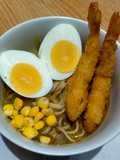 Curry Ramen with Ebi Furai