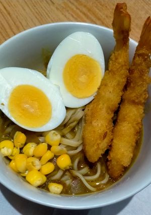 Foto resep Curry Ramen with Ebi Furai