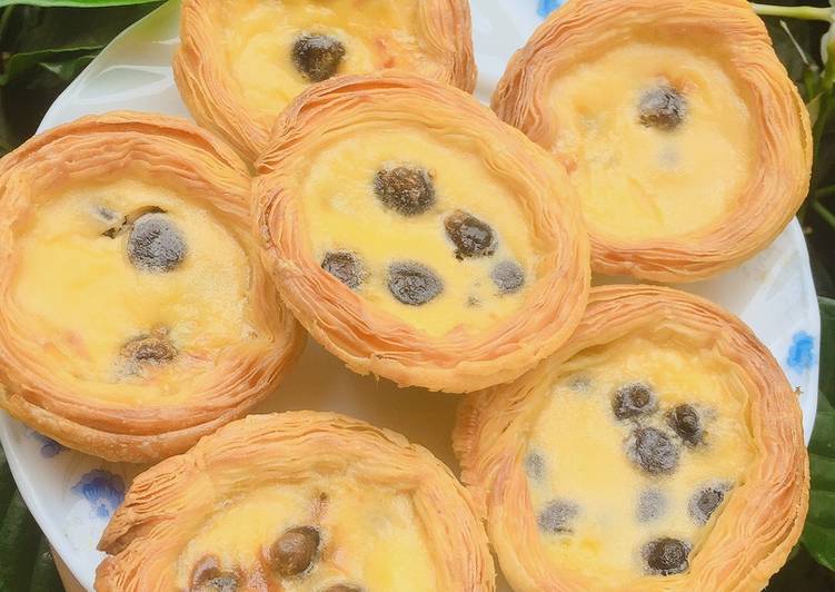 Bánh Tart Trứng Trân Chân Đen