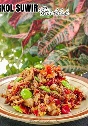 Foto resep Sambalado Tongkol Suwir + Petai