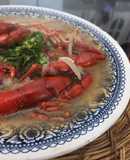 Caldillo de camarones de tierra