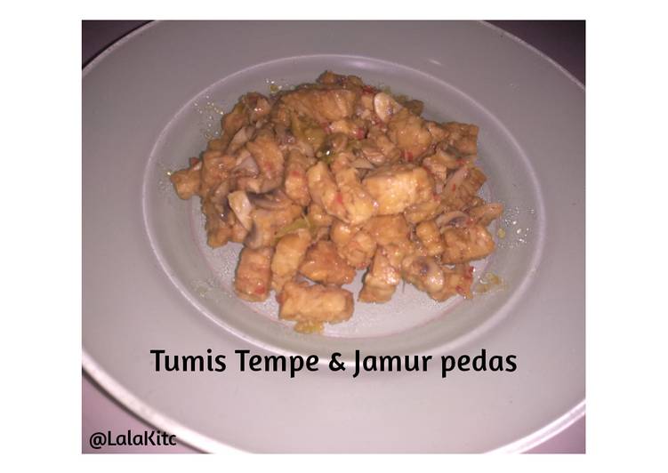 Resep Tumis Tempe &amp; Jamur Pedas yang Lezat