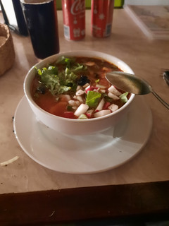 Una foto de Pozole