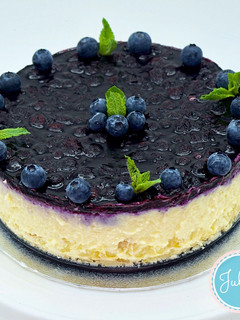 Áfonyás sajttorta recept fotója