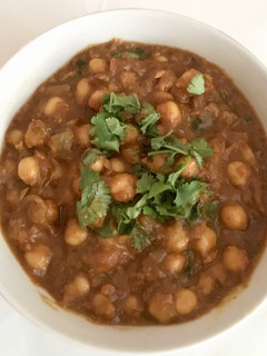 A picture of Spicy Chick peas gravy.