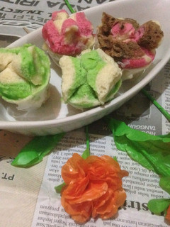 Foto resep Bolu kukus pelangi