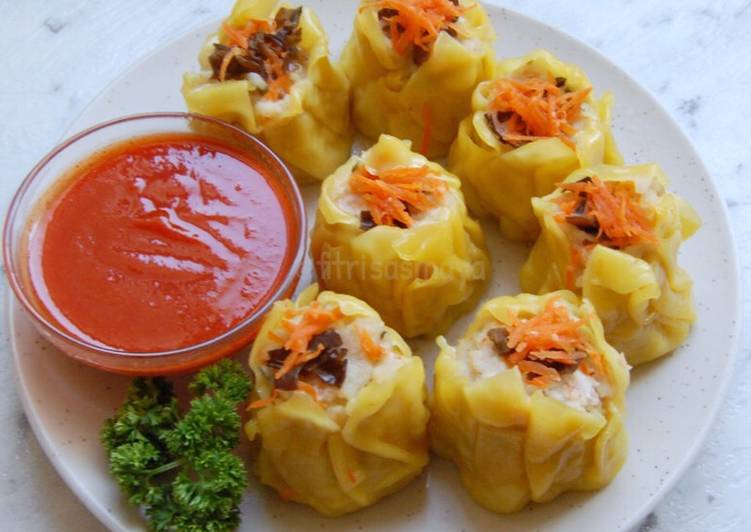 Resep Siomay (chicken and prawn dumplings) yang Enak