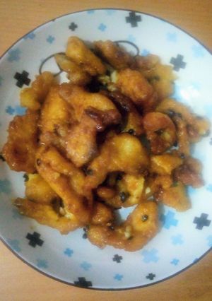 Hình của món Cá xốt chanh dây.