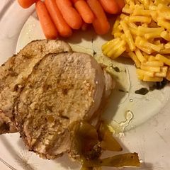 Hickory, Apple, and Herb Roasted Pork Loin A picture of Hickory, Apple, and Herb Roasted Pork Loin.