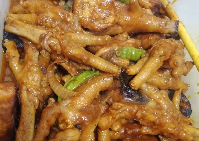 Resep Ceker Ayam Kecap Gurih Oleh Ika Item Cookpad