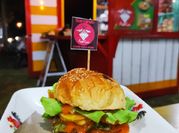 Gambar daging burger untuk jualan