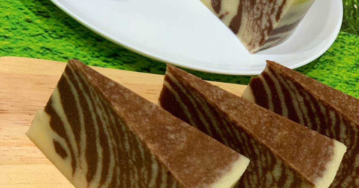 Resep Pudding Roti Tawar Zebra Oleh Wiwiek H Ginting Cookpad