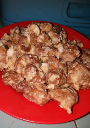 Foto resep 13. Chicken salted egg