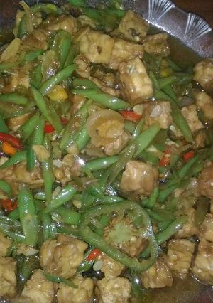 Foto resep Tumis buncis tempe kecap