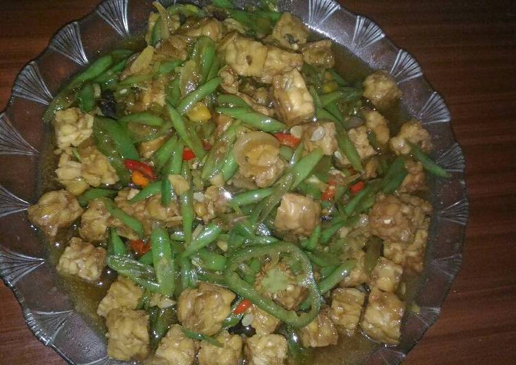 Tumis buncis tempe kecap