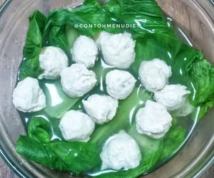 Resep Populer Bakso ayam labu siam telur diet tanpa tepung gluten free Mantul Banget