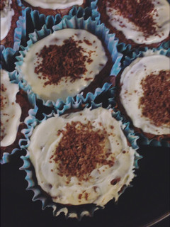 Una foto de Cupcakes de chocolate con nutella