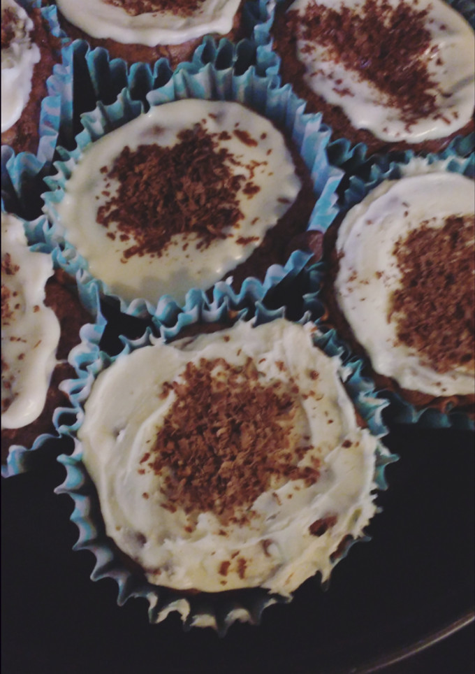 Una foto de Cupcakes de chocolate con nutella