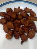Leftover carrot sa, fritters (pakoray)