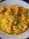 Risotto au potimarron et chanterelles