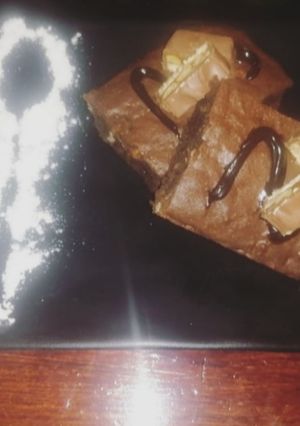 Una foto de Brownie de chocolate
