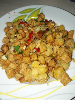 Foto resep Tahu goreng crispy siram cabe bawang garam