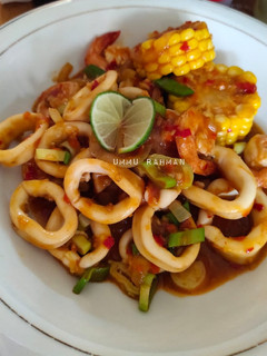 Foto resep Cumi Udang Saos Padang