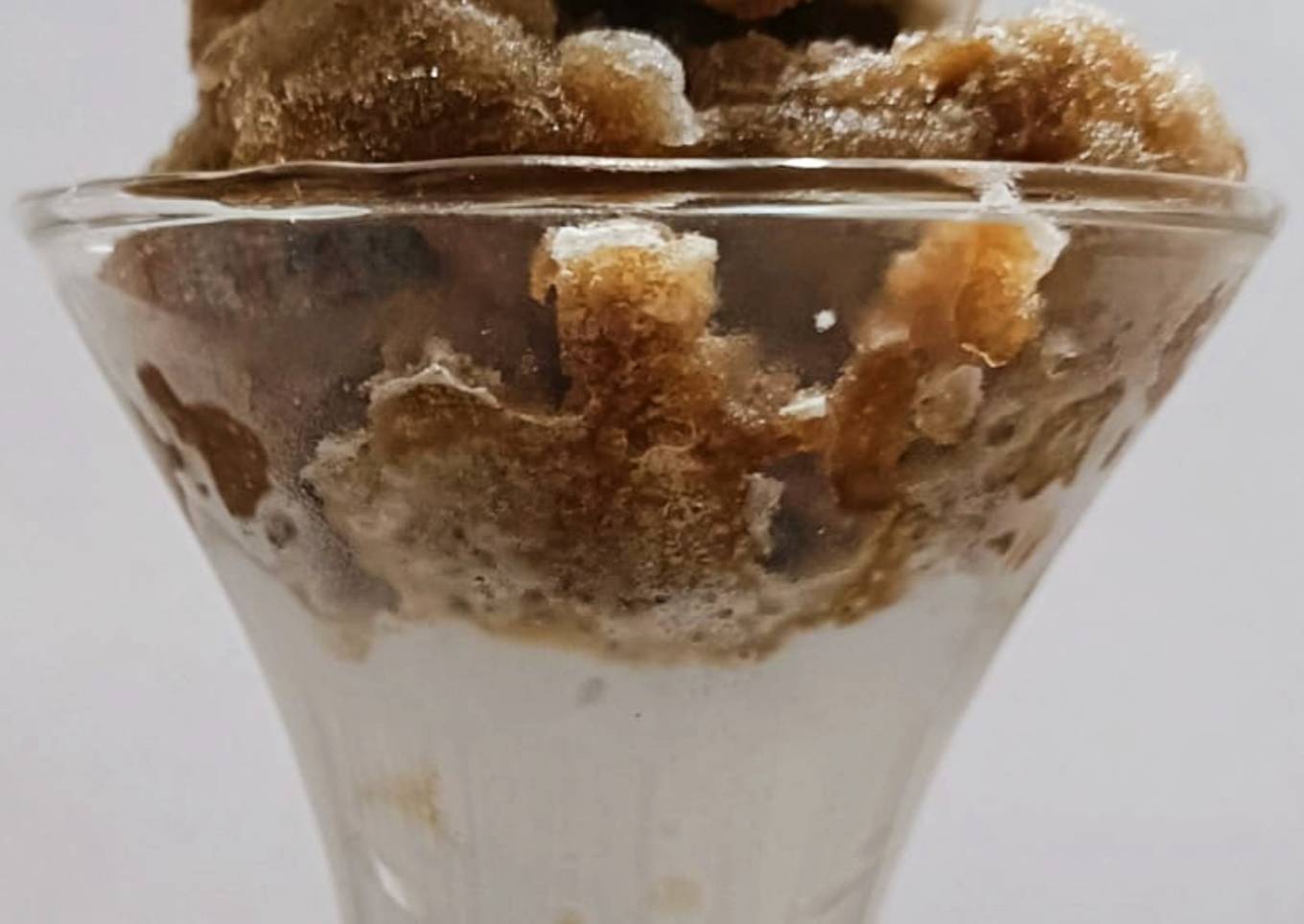 Granizado de café con crema batida