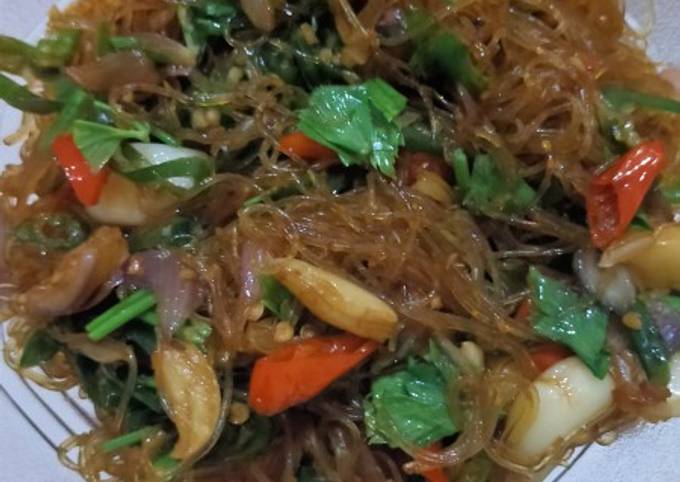 Cara Memasak Oseng soun Sederhana Dan Enak