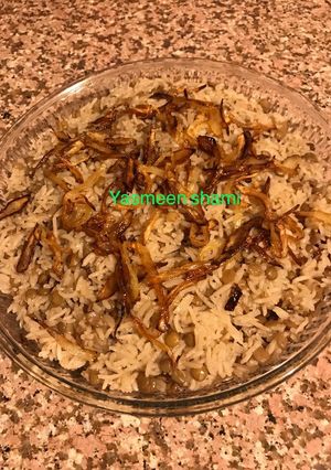 صورة لوصفة مجدرة الأرز