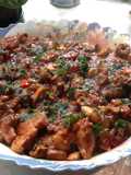 Pollo a la cazadora
