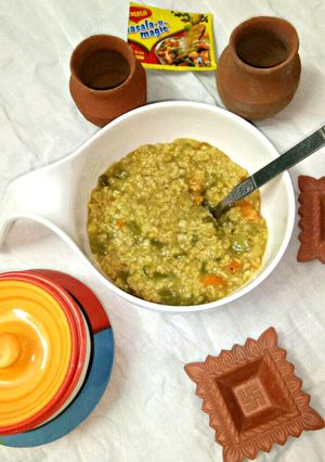 A picture of Daliya pulao.