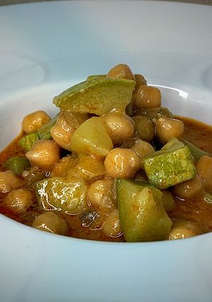 Foto principal de Curry rojo de garbanzos