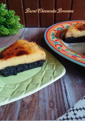 Foto resep Burnt Cheesecake Brownies