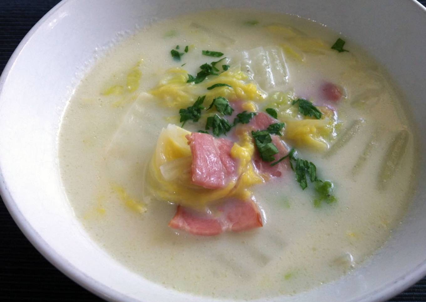 Wombok Creamy Stew