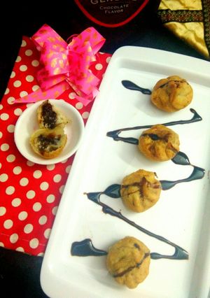 A picture of Chocolate momos.